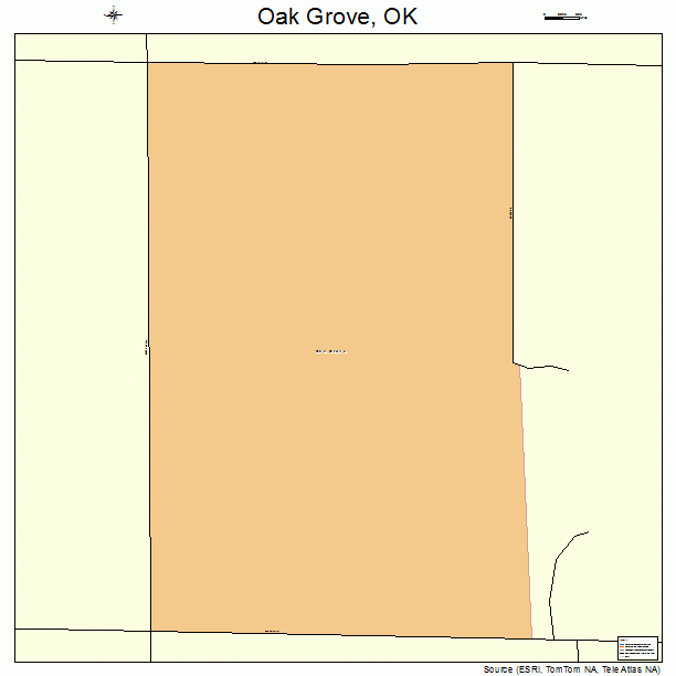 Oak Grove, OK street map