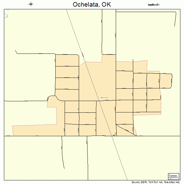 Ochelata, OK street map