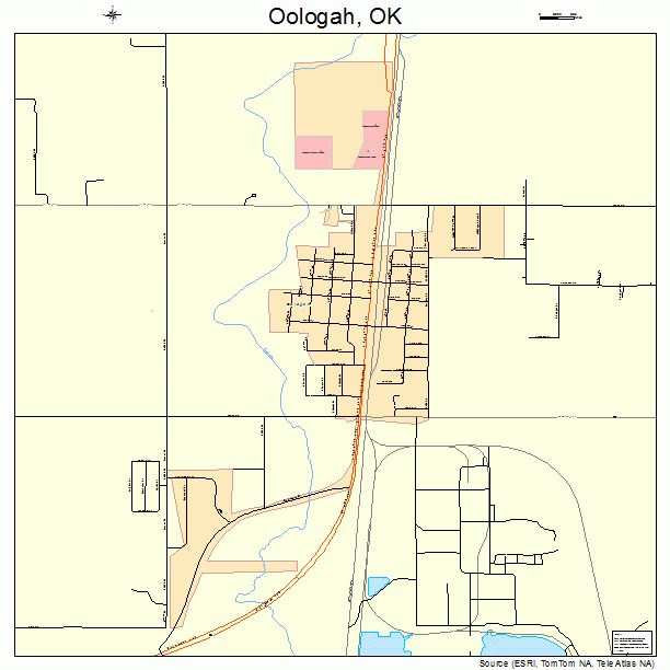 Oologah, OK street map