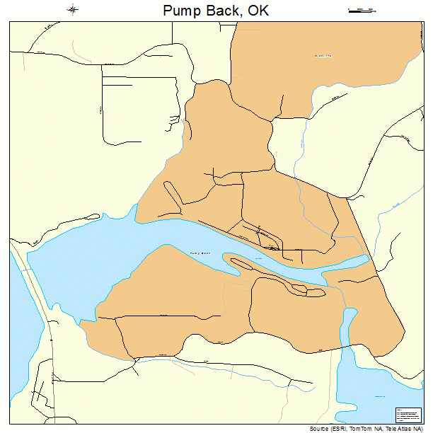 Pump Back, OK street map