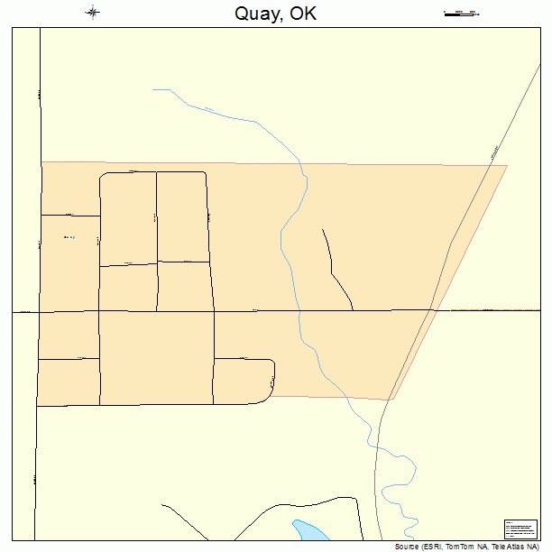 Quay, OK street map