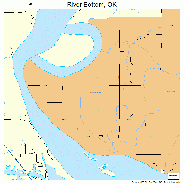 River Bottom, OK street map