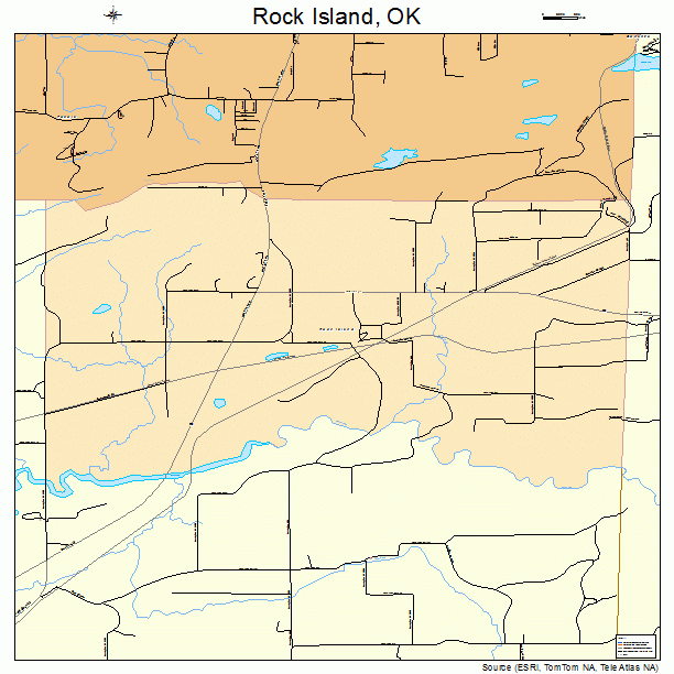 Rock Island, OK street map