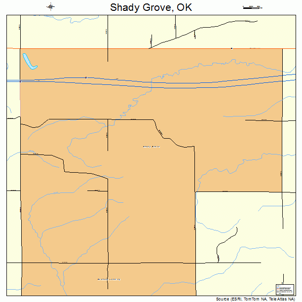 Shady Grove, OK street map