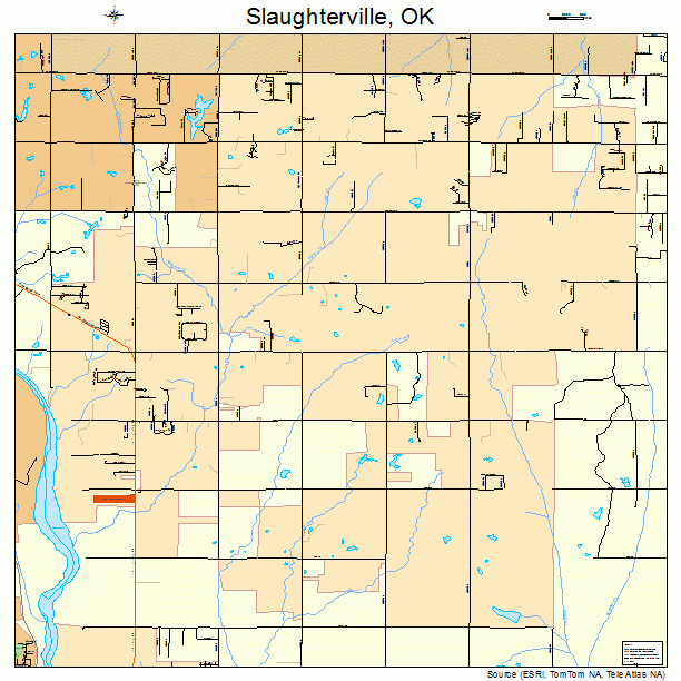 Slaughterville, OK street map