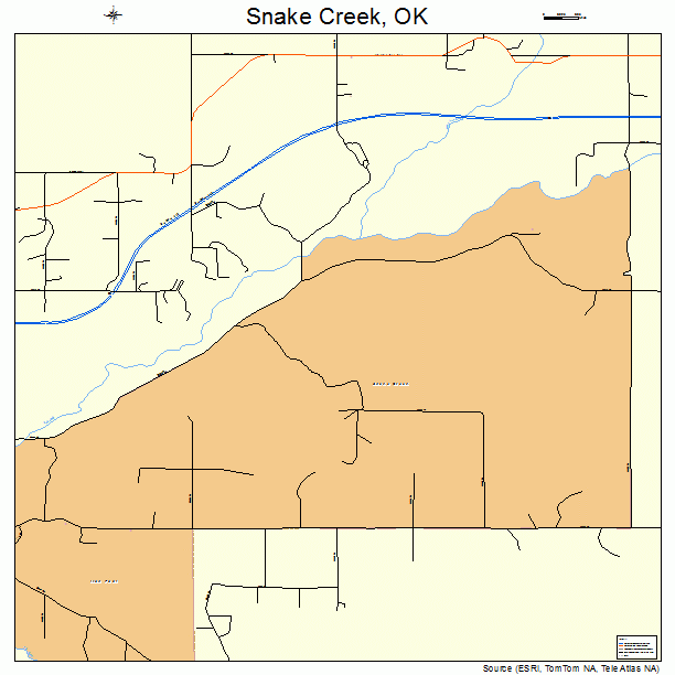 Snake Creek, OK street map