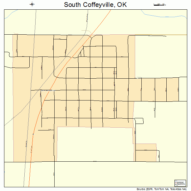 South Coffeyville, OK street map