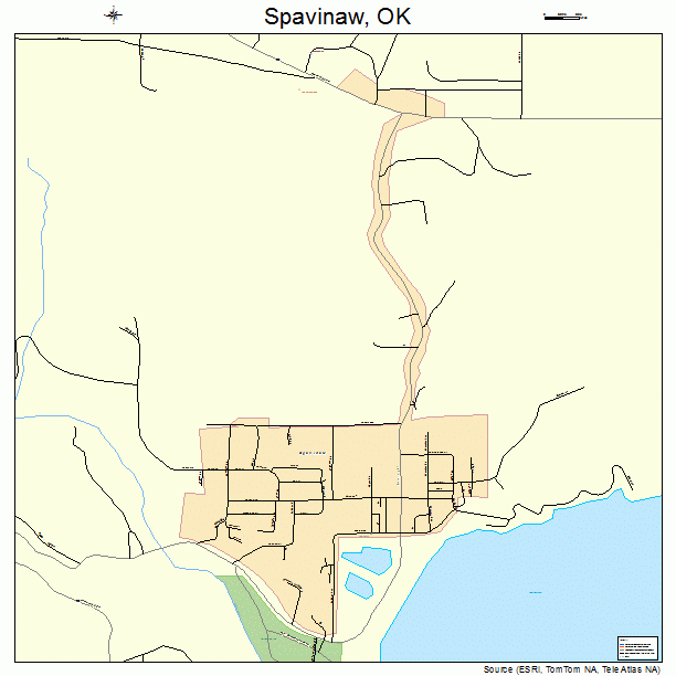 Spavinaw, OK street map