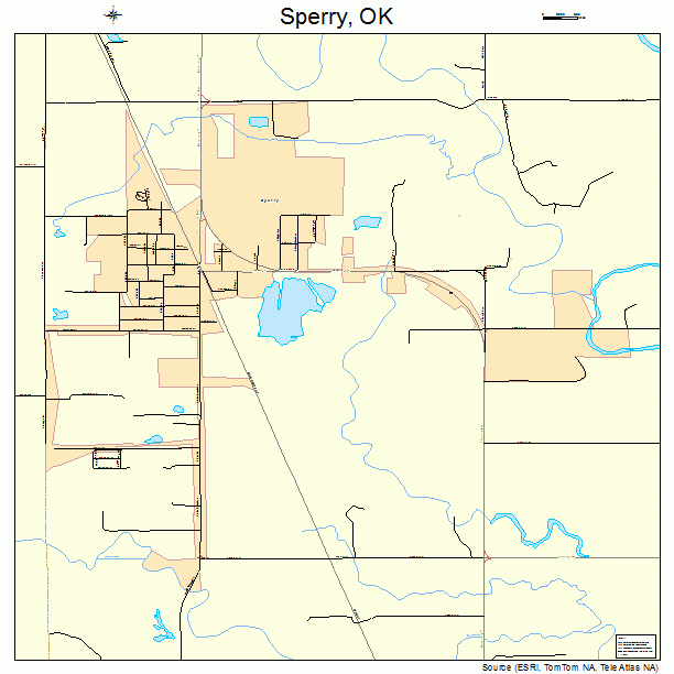 Sperry, OK street map