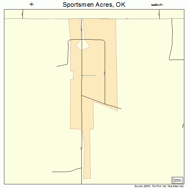 Sportsmen Acres, OK street map