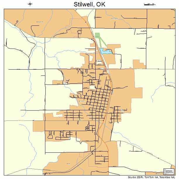 Stilwell, OK street map
