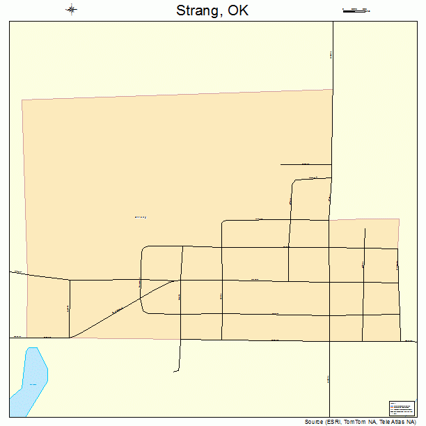 Strang, OK street map