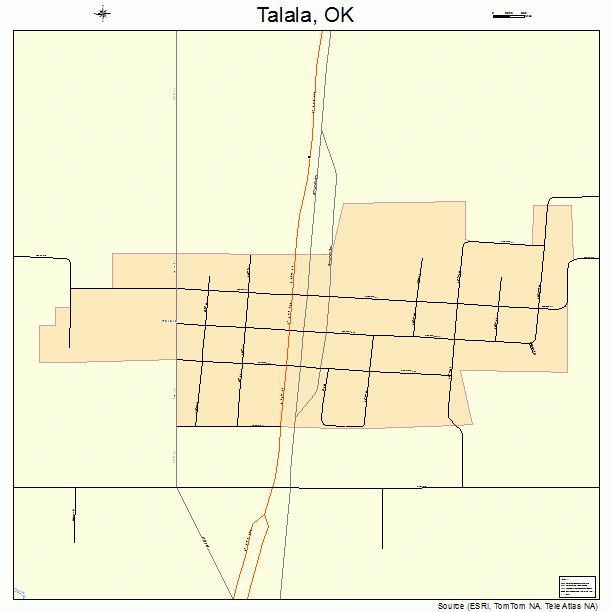 Talala, OK street map