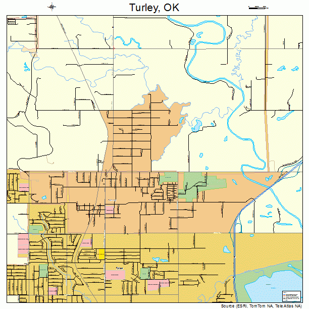 Turley, OK street map