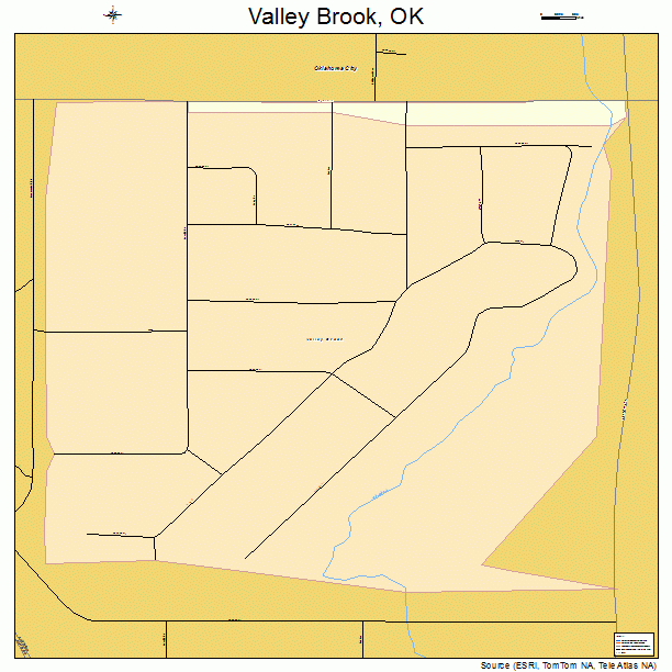 Valley Brook, OK street map