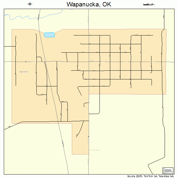 Wapanucka, OK street map