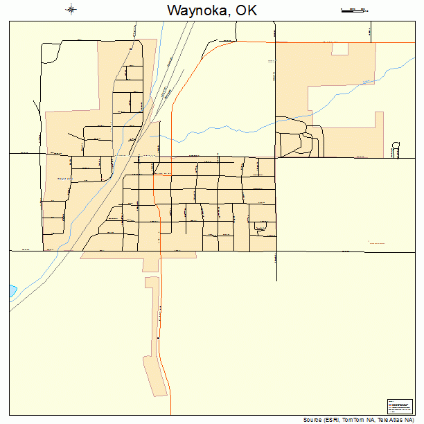 Waynoka, OK street map