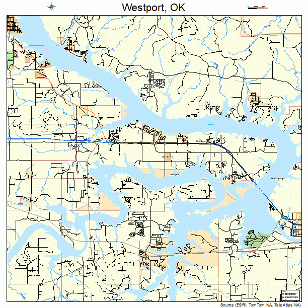 Westport, OK street map