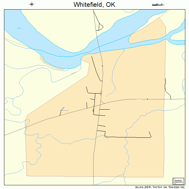 Whitefield, OK street map