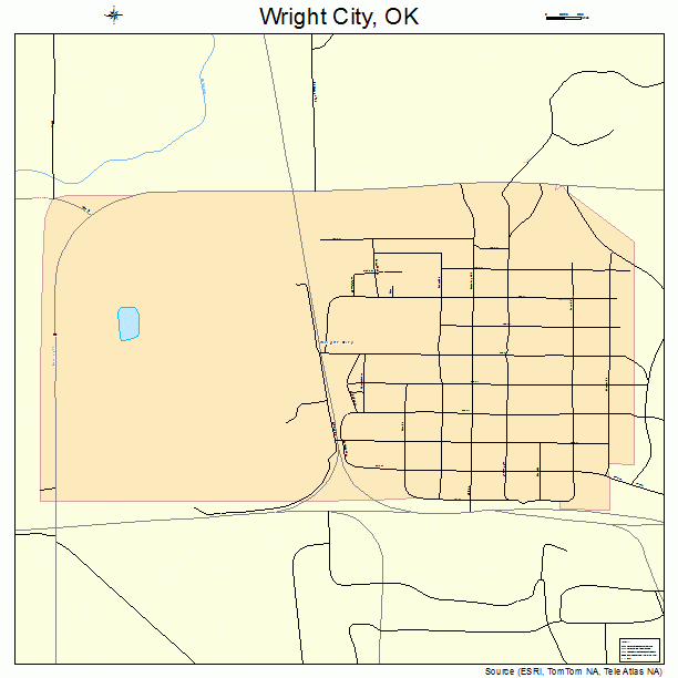 Wright City, OK street map
