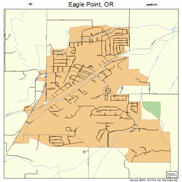 Eagle Point, OR street map