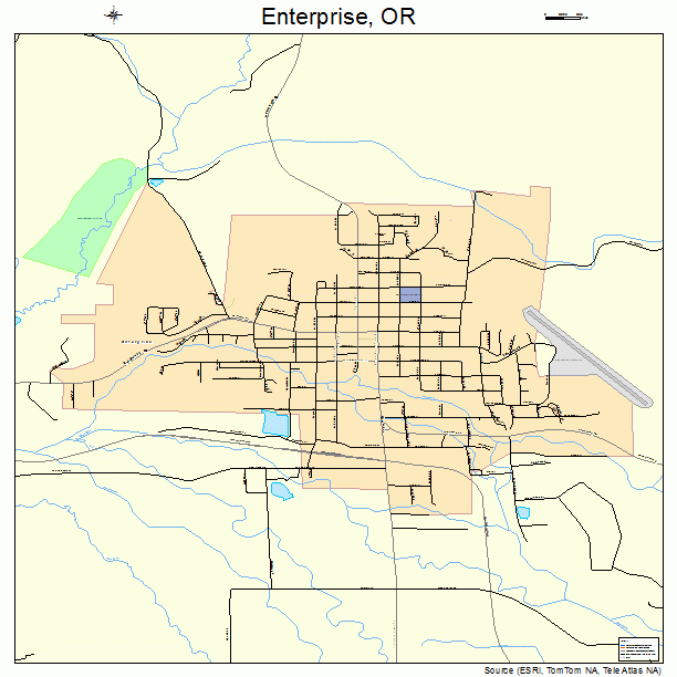 Enterprise, OR street map