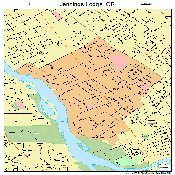 Jennings Lodge, OR street map