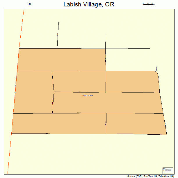 Labish Village, OR street map