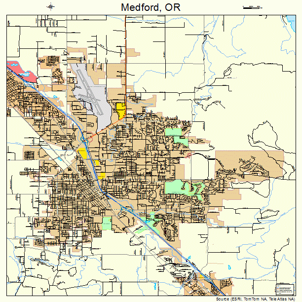 Medford, OR street map