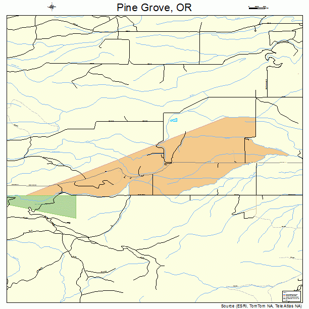 Pine Grove, OR street map