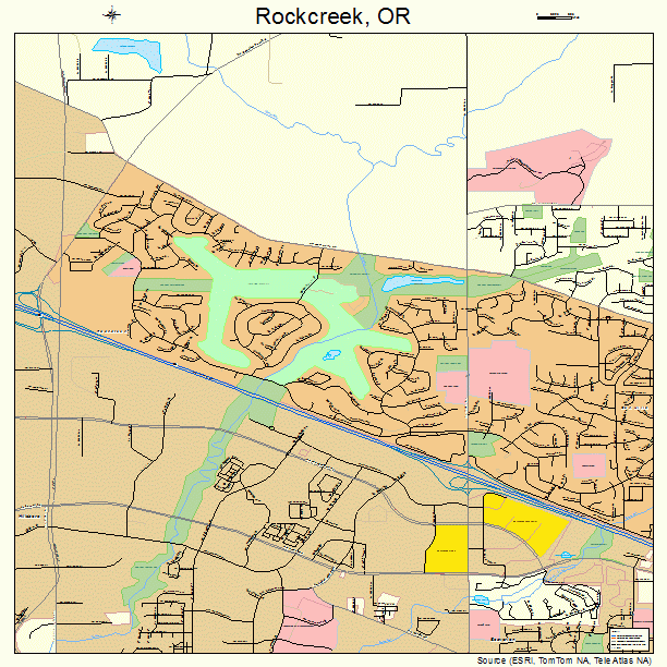 Rockcreek, OR street map