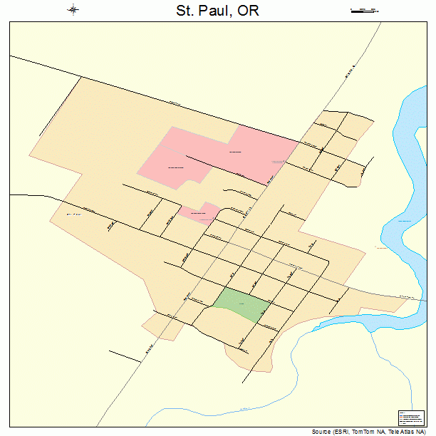 St. Paul, OR street map