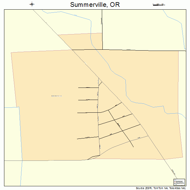 Summerville, OR street map
