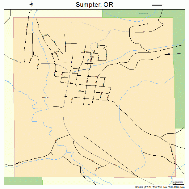 Sumpter, OR street map