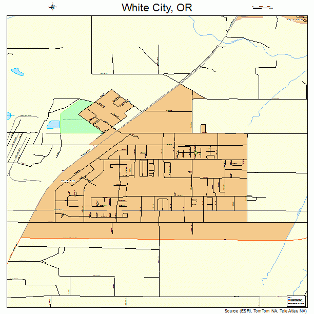 White City, OR street map