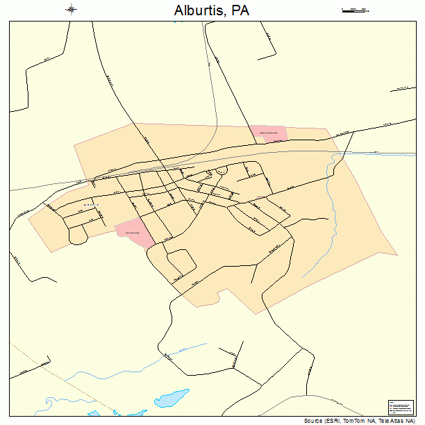 Alburtis, PA street map