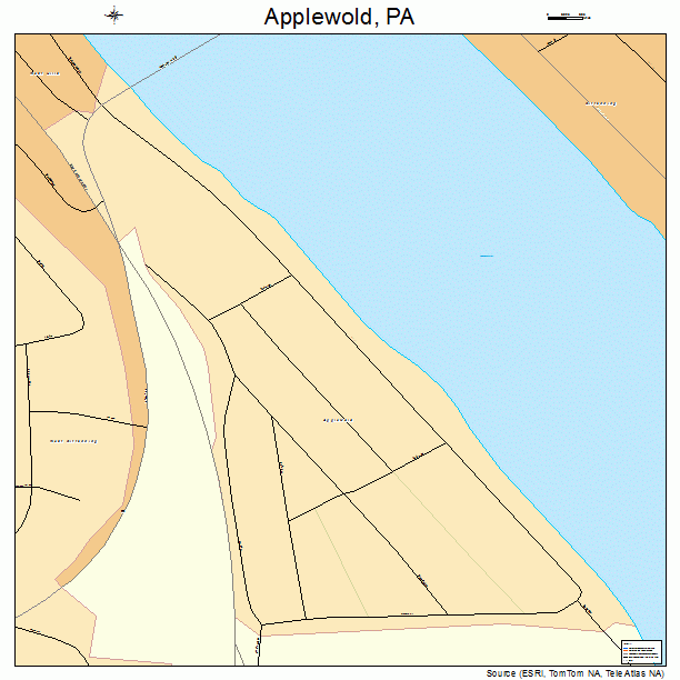 Applewold, PA street map