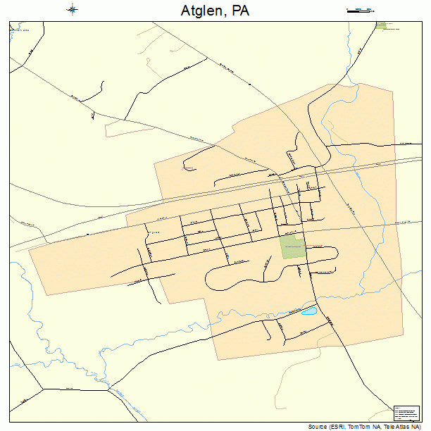 Atglen, PA street map
