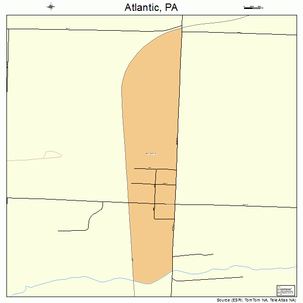Atlantic, PA street map