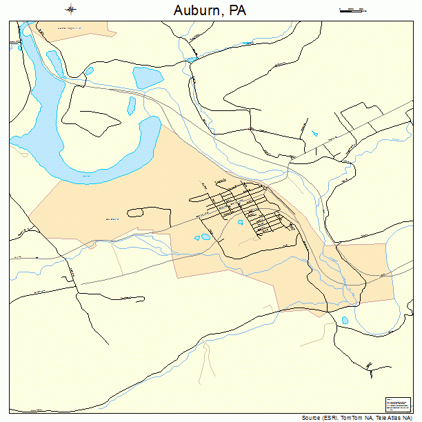 Auburn, PA street map