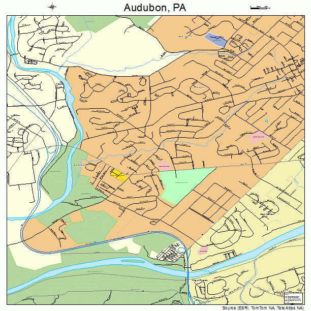 Audubon, PA street map