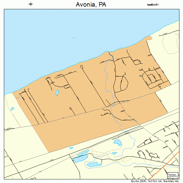 Avonia, PA street map