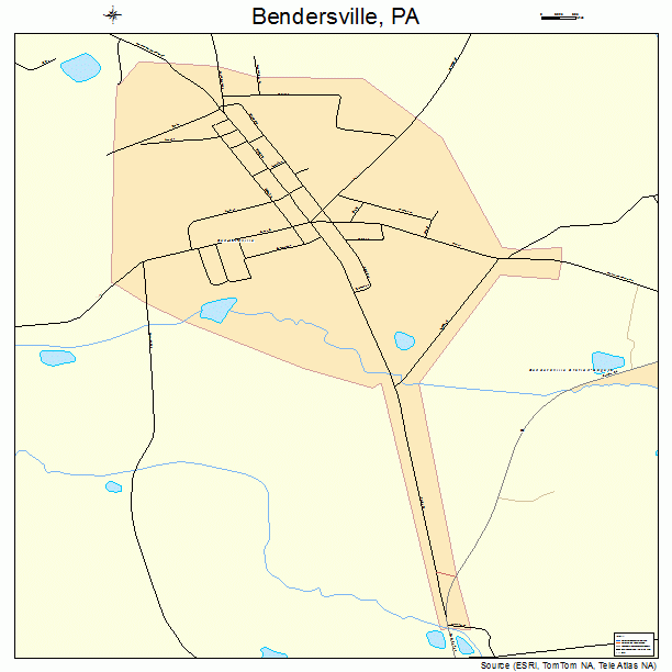 Bendersville, PA street map