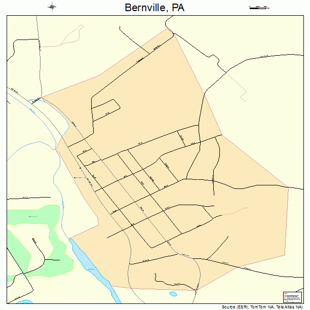 Bernville, PA street map