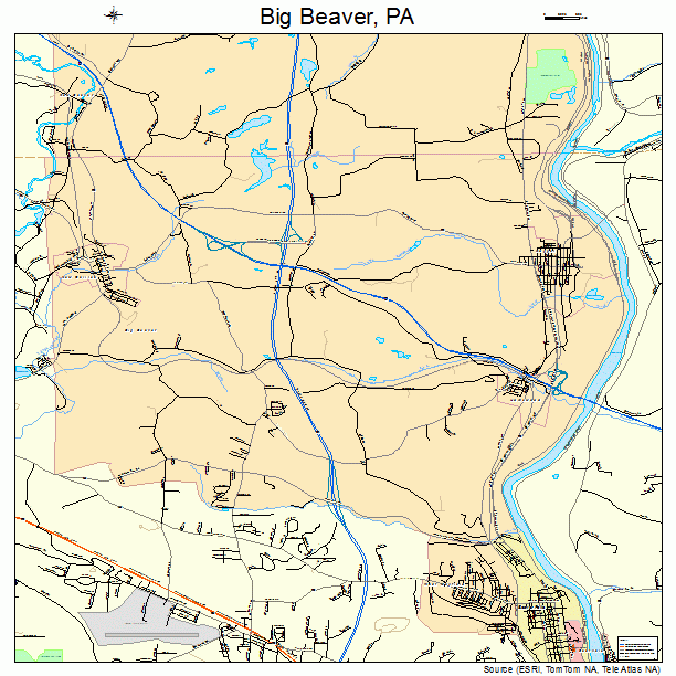 Big Beaver, PA street map