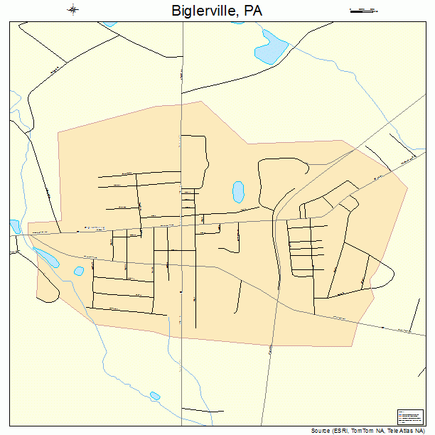 Biglerville, PA street map