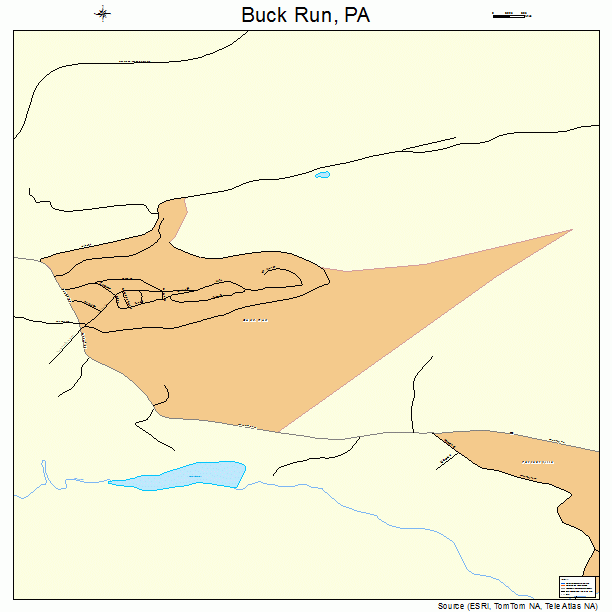 Buck Run, PA street map