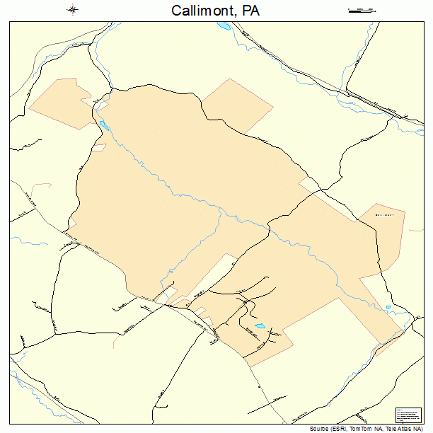 Callimont, PA street map