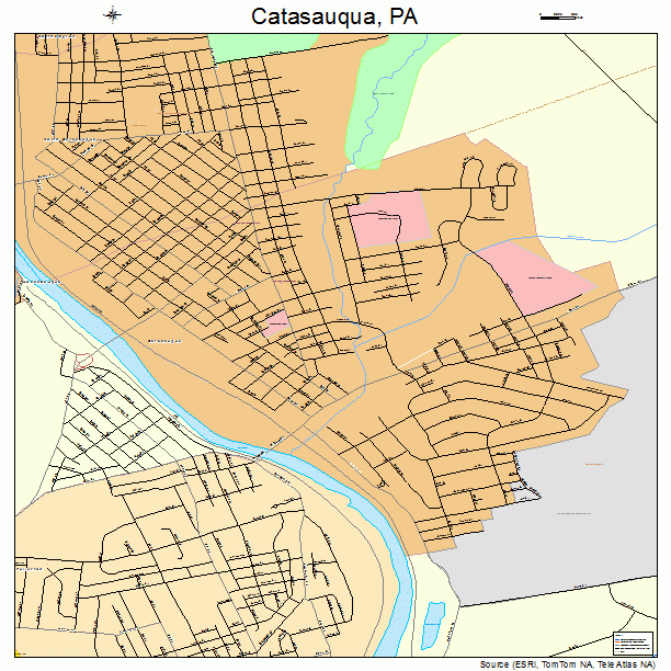 Catasauqua, PA street map