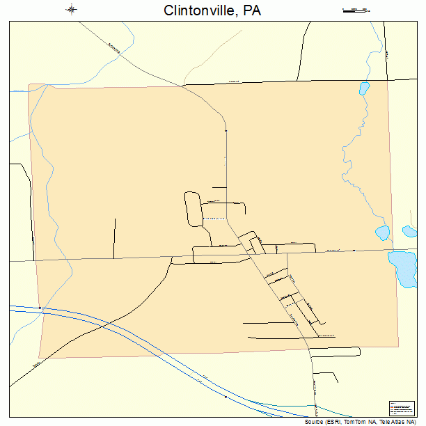 Clintonville, PA street map